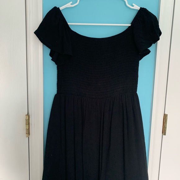 🎉2/25$ Black Off-the-shoulder Minidress - Picture 2 of 2